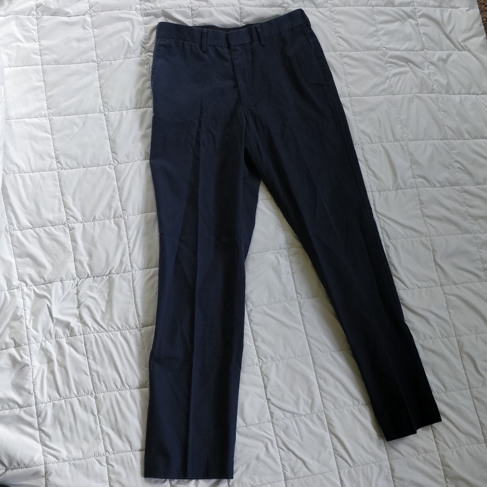 Lands' End Traditional Fit 31 Navy Blue Slacks